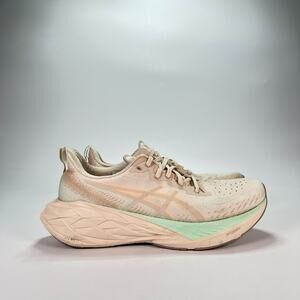 ASICS Novablast 4 Oatmeal Moonrock Running Shoes 1012B510 Women's Sz 11 Mens 9.5